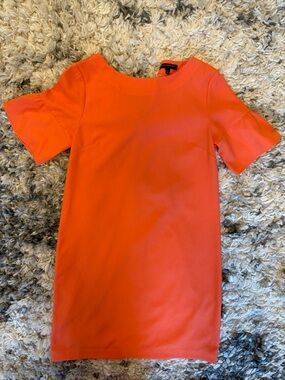 Banana Republic size 6 Simple Orange Shift Dress great condition worn twice